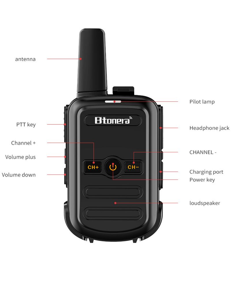 Mini walkie talkie bt 310 rádio bidirecional portátil pmr frs rádio comunicador walkie talkie infantil de longo alcance para hotel busin