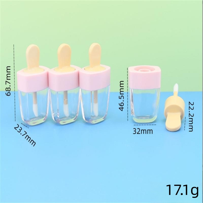 6ml DIY Pusta pojemnik na butelkę do ust Make Up Tool Costeic Ice Cream Clear Lips Balm rurka JL1816