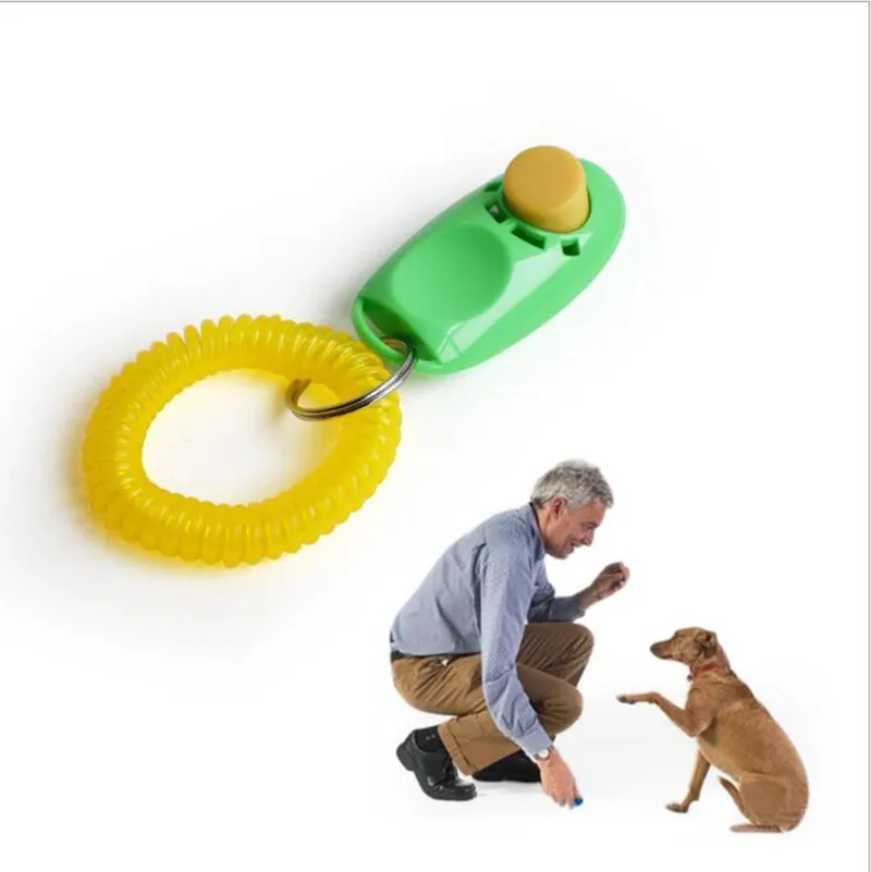 Тренер Pet Dog Portable Dog кнопка Clicker Sound Traine Traint Train Train Tool Tool Band Band Accessy Click Training Trainer