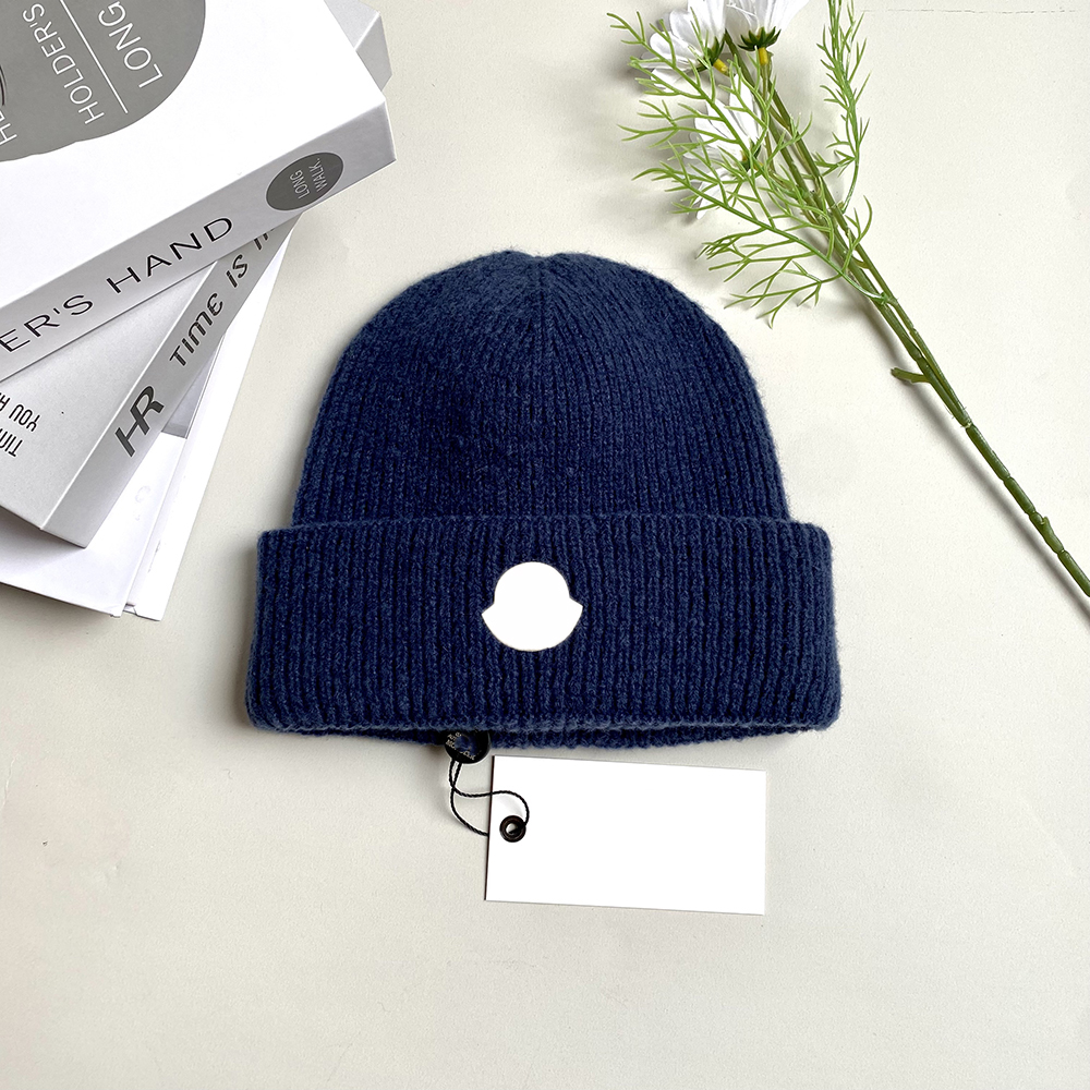 Chapeau de bonnet de créateur style peluche automne et hiver bonnet tricoté chaud bonnet de crâne bonnet/casquette de crâne mode