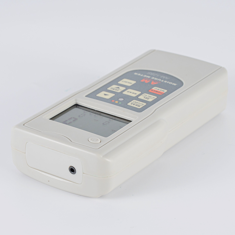 Medidor de umidade multifuncional AM-128S adota tipo de pesquisa método de medição não invasivo digital testador de umidade higrômetro