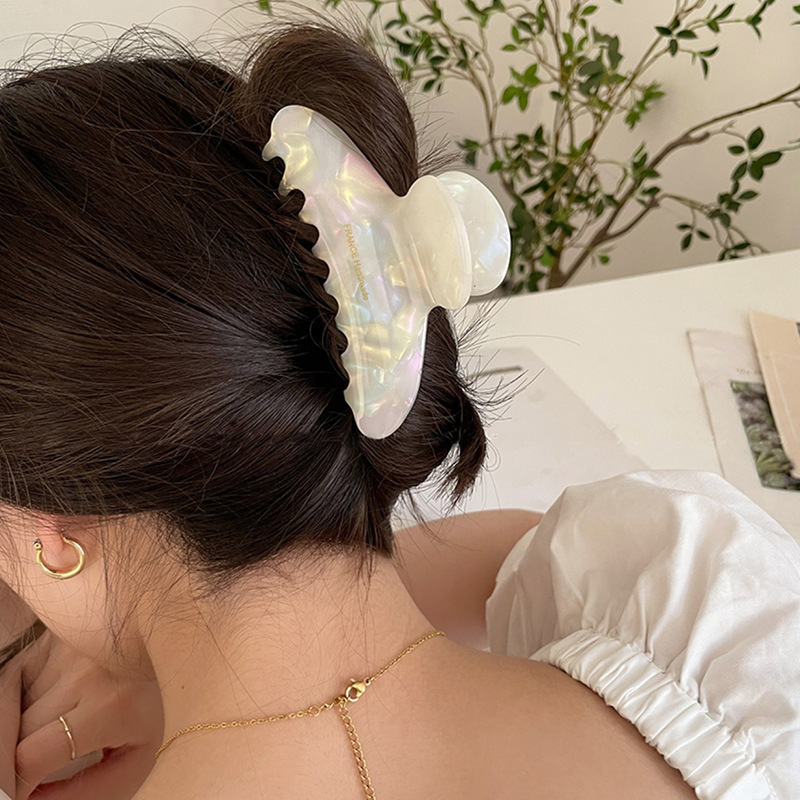 UXSL Retro Hoge Kwaliteit Acetaat Haar Klauw Grote Haarspeldjes Voor Vrouwen Elegante Haarspeld Shark Clip Lady Luipaard Haar Clips hoofdtooi