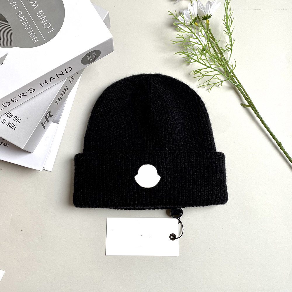 Tasarımcı Beanie Hat Peluş Stili Sonbahar ve Kış Sıcak Örgü Kapak Kapağı Beanie/Kafatası Kapağı Moda