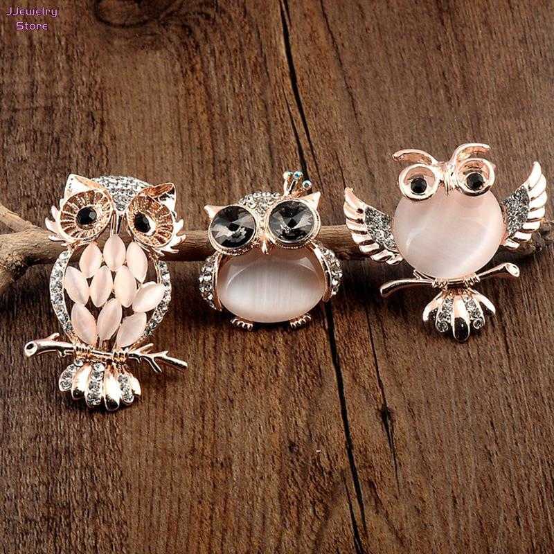Pins Brooches Owl Brooches For Wedding Bouquet Vintage Wedding Hijab Scarf Pin Up Buckle Femininos Brooches Couple Collar Jewelry Pins HKD230807