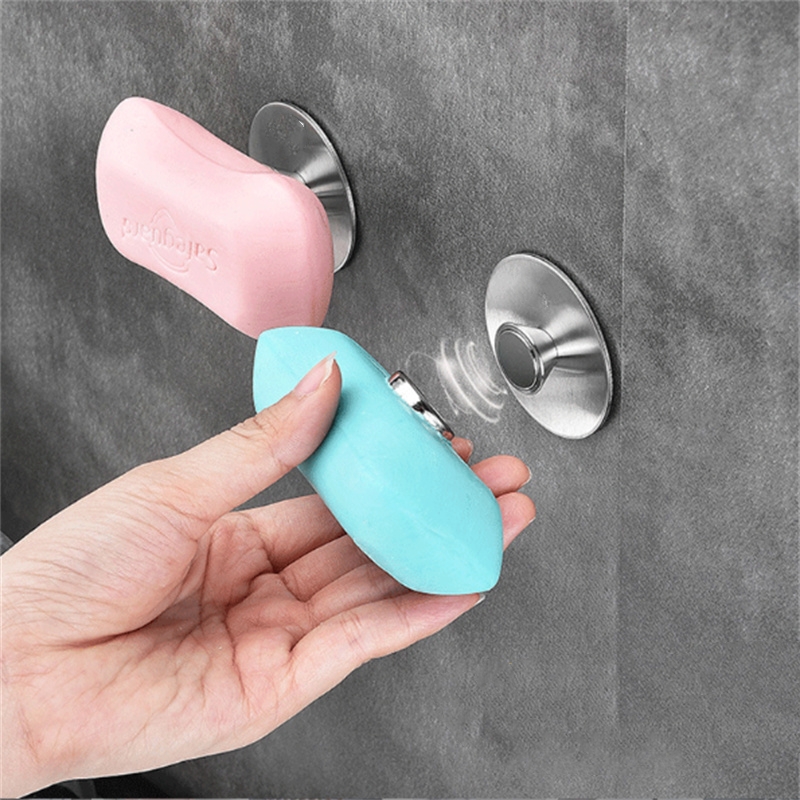 Creative Magnetic Soap Holders Bathroom Wall Hanging Soap Suction Cup Rack For Daily Use Soap Box Suction Cup Shelf Factory price expert design JL1811