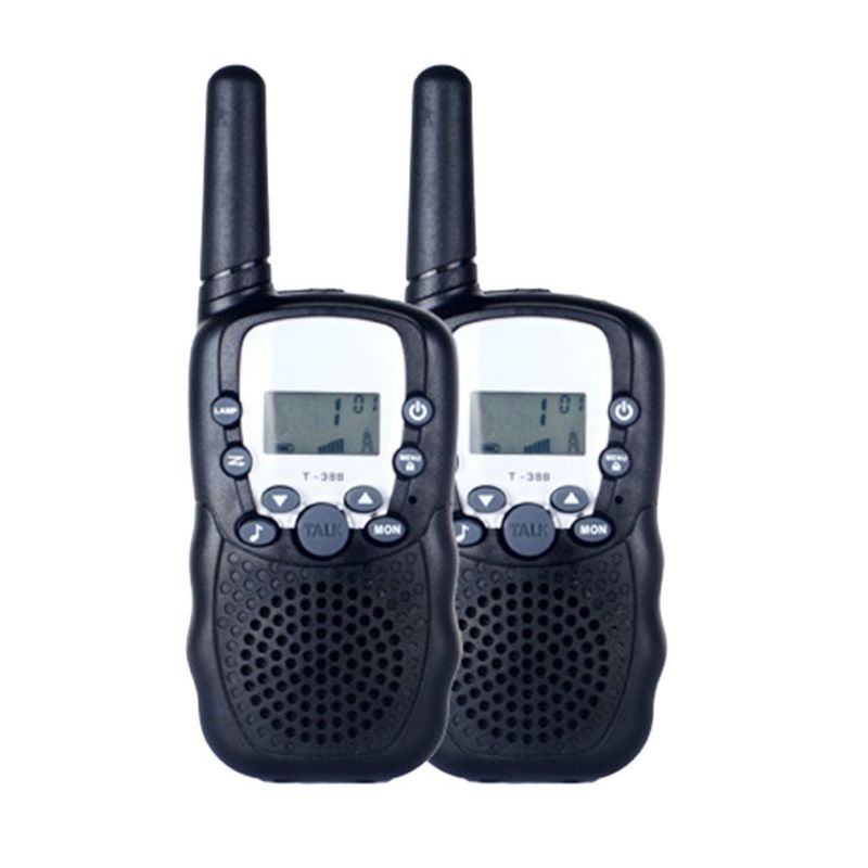 2 pièces t388 talkie-walkie enfants 2 pièces radio pour enfants talkie-walkie enfants cadeau d'anniversaire jouets pour garçons filles 100 3000m gamme