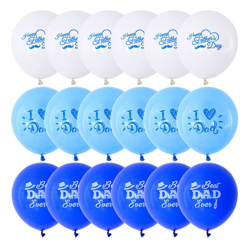 12inch Happy Mother's Day Father's Day Latex Balloon Father Mother Day Party Decorations I Love Mom Dad Printed Balloons HKD230808