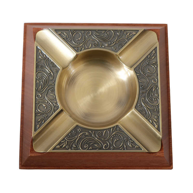 Chabiliwood Cigar Ashtray Vintage Style Ash Ang Lussury Ash Tray Briquets HKD230808