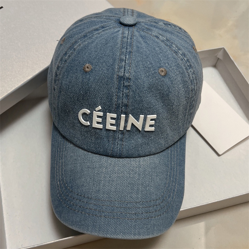 Casquettes de baseball Designer Broderie Denim Ball Cap Bonnet Bleu Foncé Casquette Luxurys Designers Lettre Bonnets Femmes Hommes Bucket Hat316d