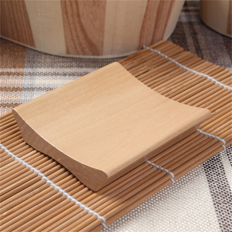 Wooden Natural Bamboo Soap Dishes Tray Holder Storage Soap Rack Plate Box Container Portable Bathroom Soap Dish Storage Box JL1826