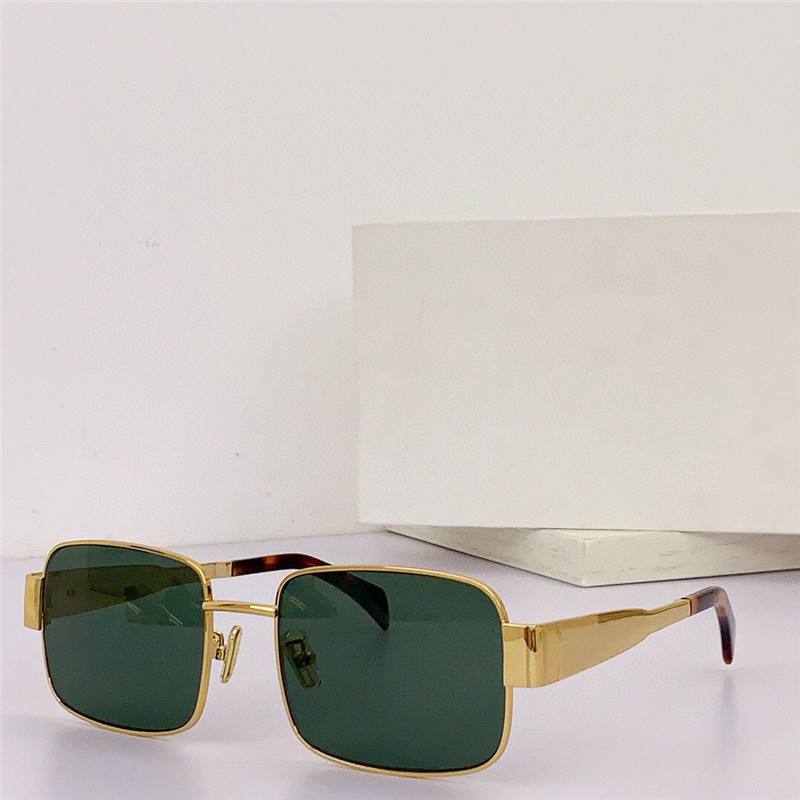 Nieuwe fashion design vierkante zonnebril 40237U metalen frame eenvoudige en populaire stijl veelzijdige outdoor uv400-beschermingsbrillen