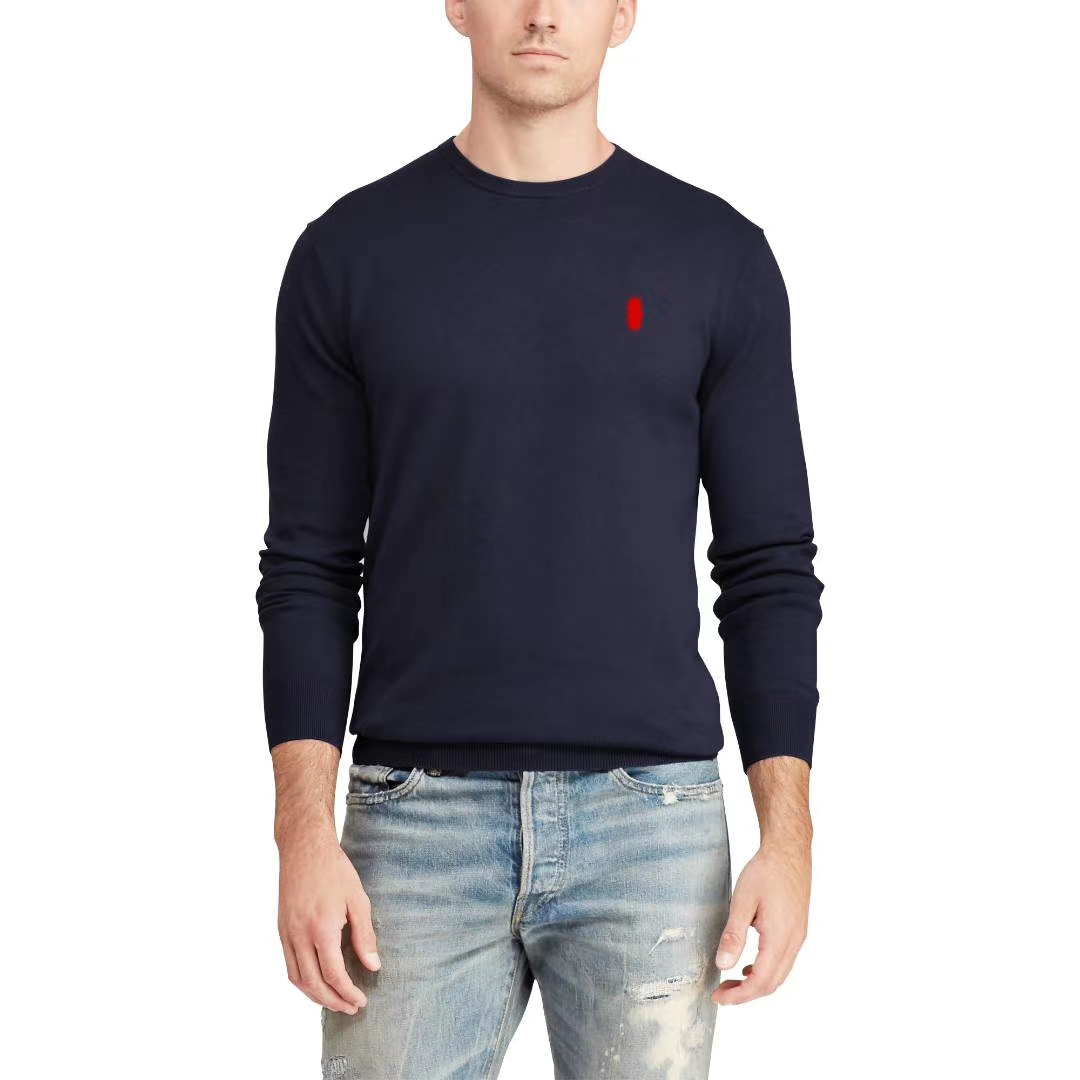 Мужской дизайнерский свитер мужской свитер маленький конной печатные свитера