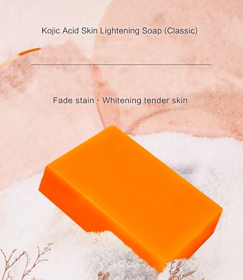 Kojie San Handmade Soin Skin Blightening 비누 표백 kojic acid 글리세린 비누 심해 청소를 밝게합니다.