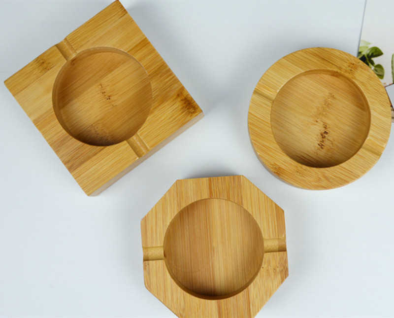 Bamboo ashtray smoking astray home ashtray Hotel ashtray living Room Office Room Ashtray HKD230808