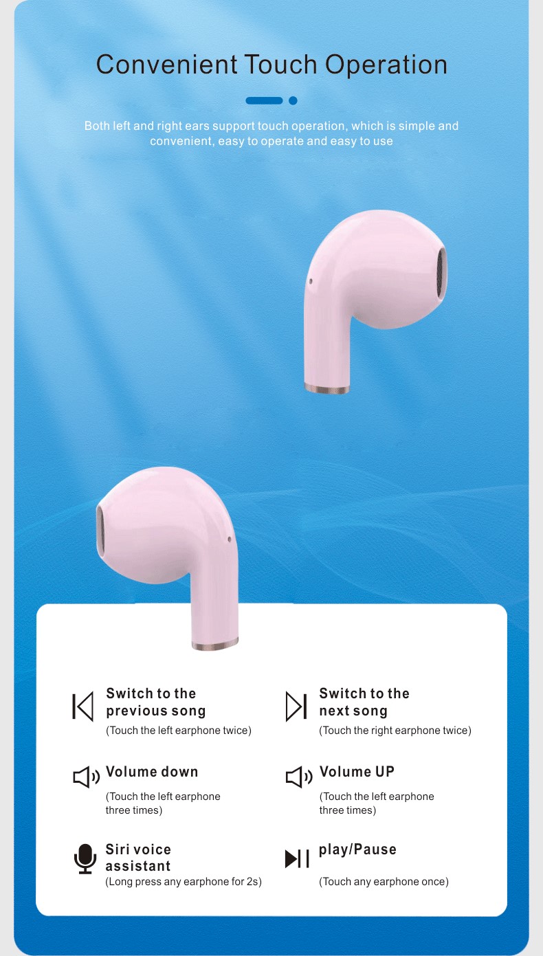 New Design Fidget Spinner Mini Gaming Earbuds In Ear TWS Wireless Earphone & Headphone Bluetooth Earphone