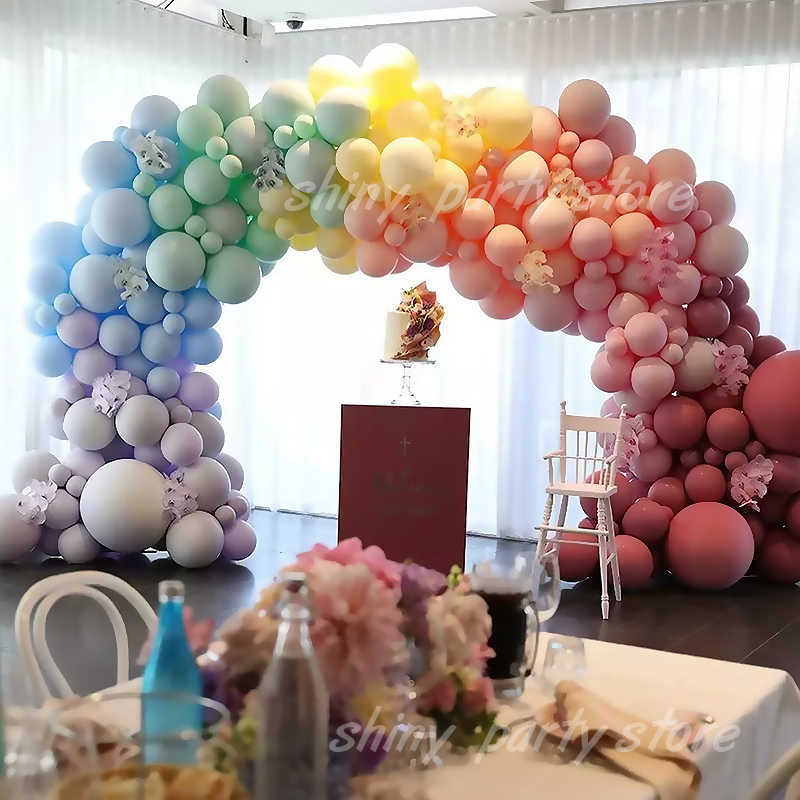 Jätte ballong pastell födelsedagsfest bröllop dekoration alla hjärtans dag baby shower festival bakgrundsdekor 5-36 tum ballonger HKD230808