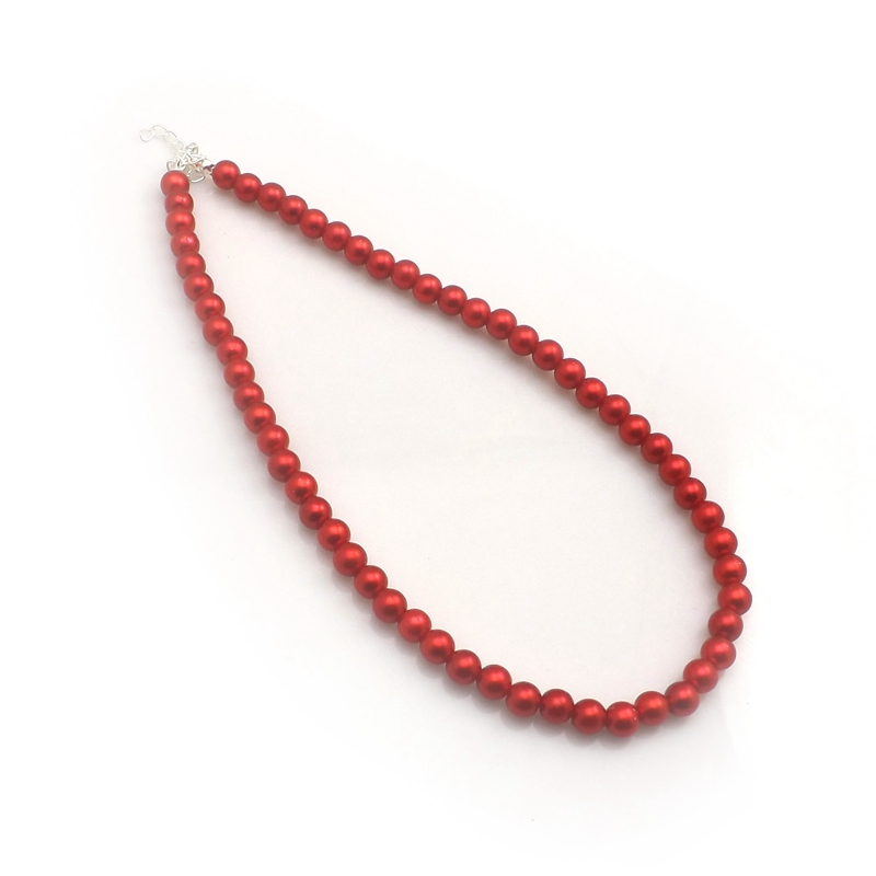 Lote mixto de 8 mm de collar de perlas de imitación para niños Regalo 24 piezas/lotes envío gratis