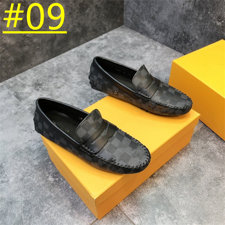 58 modello Mocassini firmati da uomo Slip On Driving Shoes Uomo Casual Mocassini fatti a mano di lusso in pelle scamosciata Uomo Flats Lofer Mocassini Calzature maschili