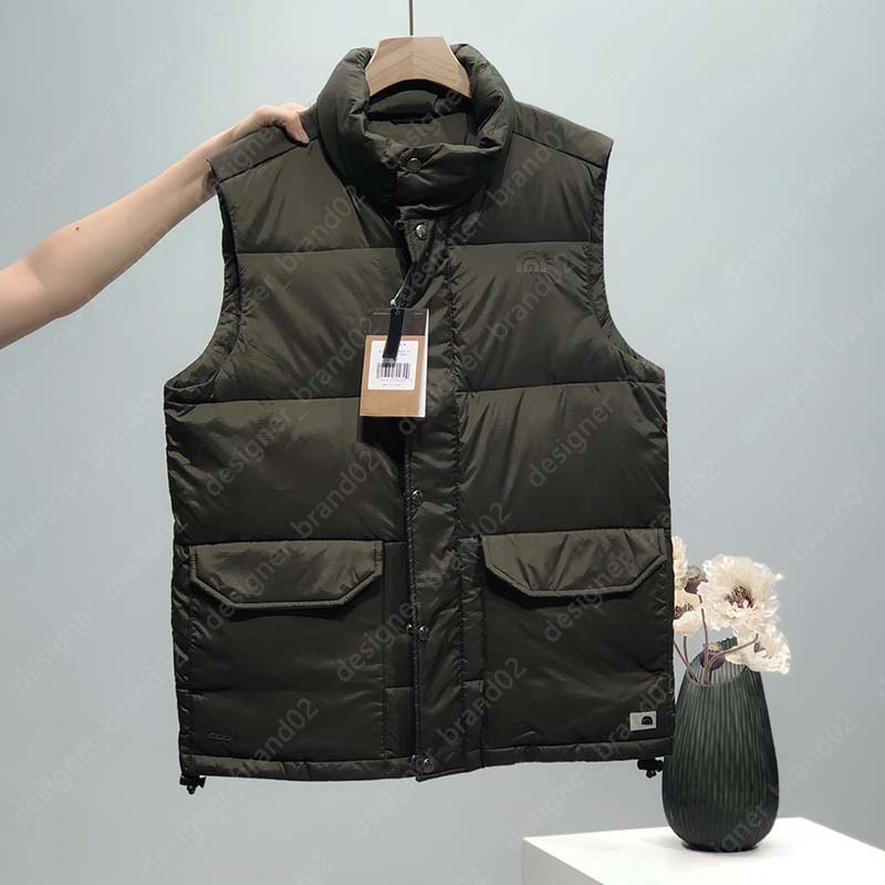 Mens Vests Designer Puffer Vest Men Waistcoat Women Winter Down Jacket Unisex Couple Sleeveless Outdoor Warm Coats