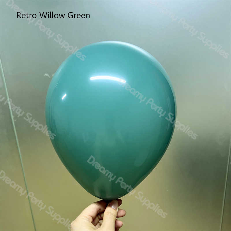 5/10/12/18 Zoll Weidengrün Babyparty Boho Ballon Dekoration DIY Gebrannt Orange Senf Ballon Geburtstag Braut Hochzeit Zubehör HKD230808