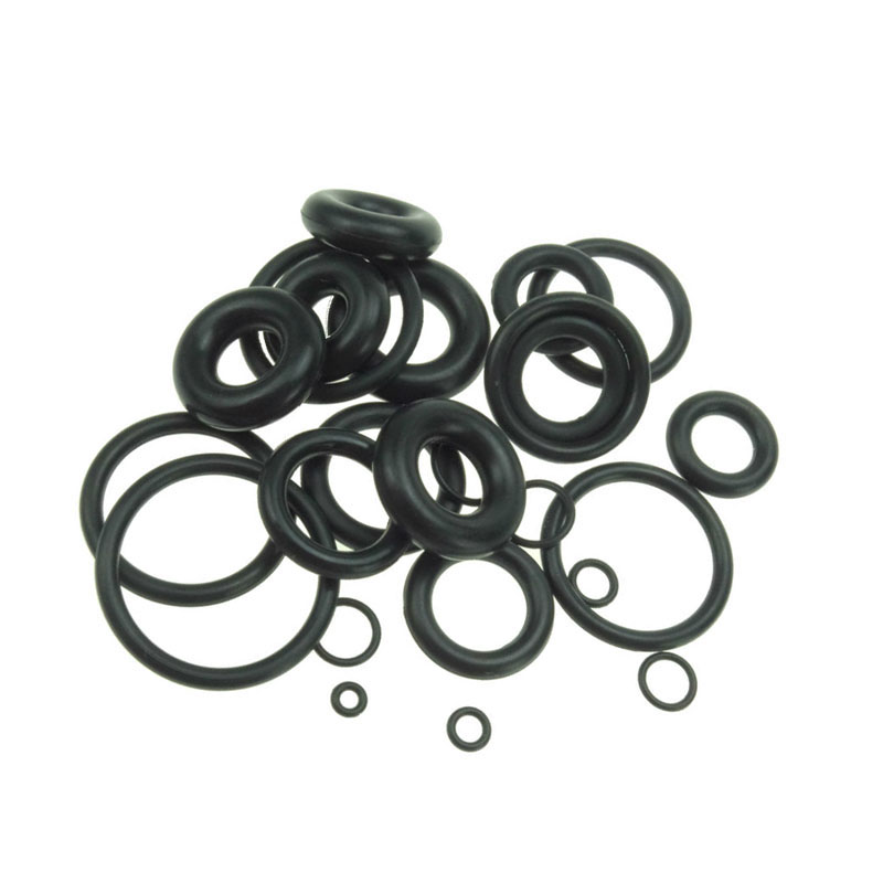 NBR O Ring Seal Gasket CS 4mm OD 16mm ~ 150mm Nitrile Butadiene Rubber Spacer Oil Resistance Washer Round Shape Black Customization Available