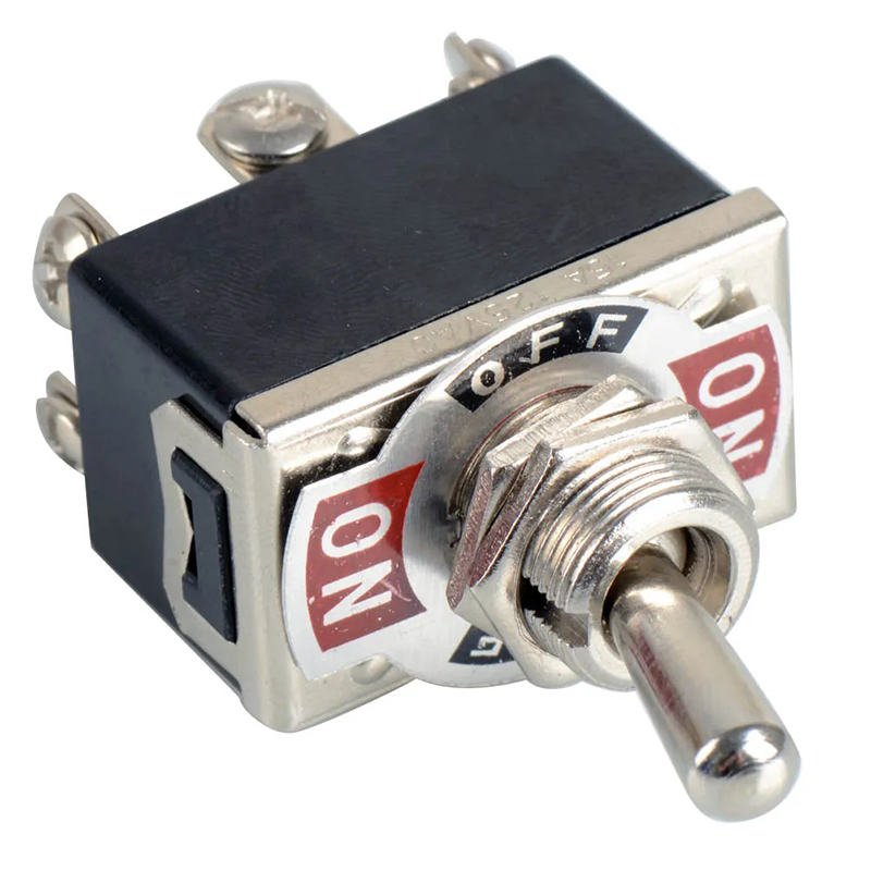 6 Pin DPDT DC Momentary Switch ON-OFF-ON Inversione di polarità del motore