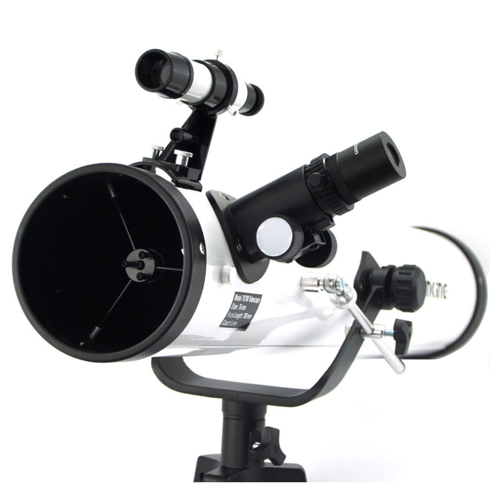 VisionKing 76/700mm Reflector Professionele astronomie Telescope 3 inch metaal Newtonian Astronomical For Planet Moon Sky Jupiter Observation Telescope