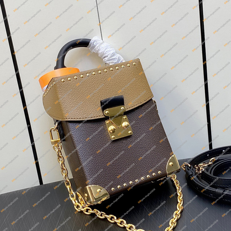 Ladies Fashion Casual Designe Luxury CAMERA BOX Handbag Tote Shoulder Bags Crossbody Messenger Bag TOP Mirror Quality M82465 Pouch Purse