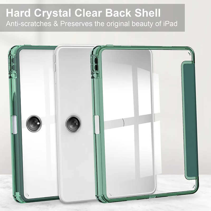Für OnePlus Pad 11,6 Zoll 2023, ultradünne Acryl-Lederhülle, transparent, stoßfest, Rückseite HKD230809