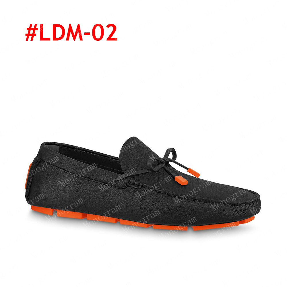 2023 män förare skor moccasin loafers designer casual skor lyx loafers mens skor brun blomma sneakers tränare med låda och dammväska 40-45 #ldm-01