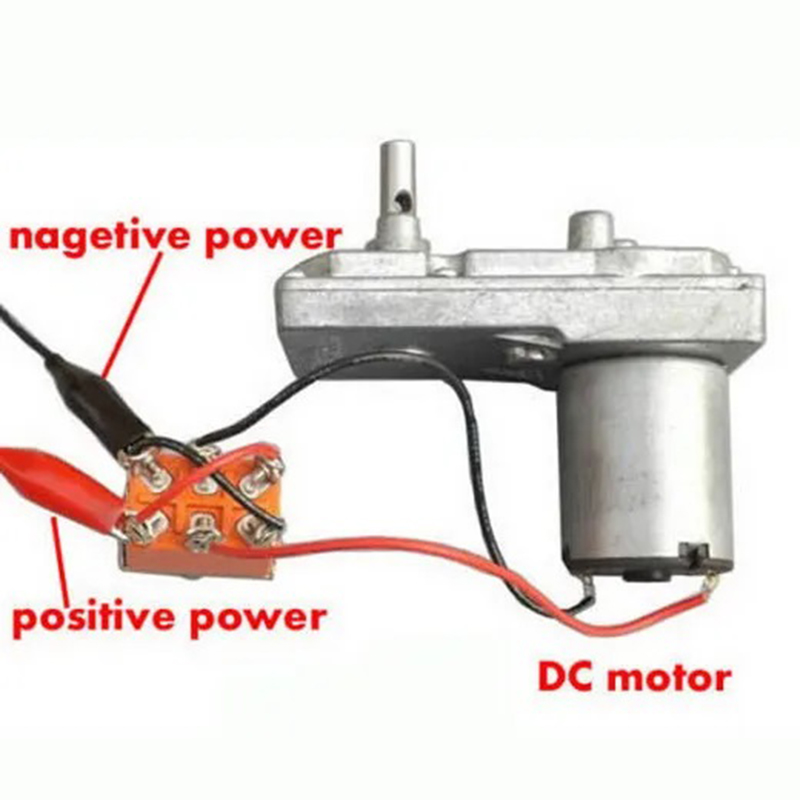 Interruptor momentâneo DPDT DC de 6 pinos ON-OFF-ON Polaridade reversa do motor