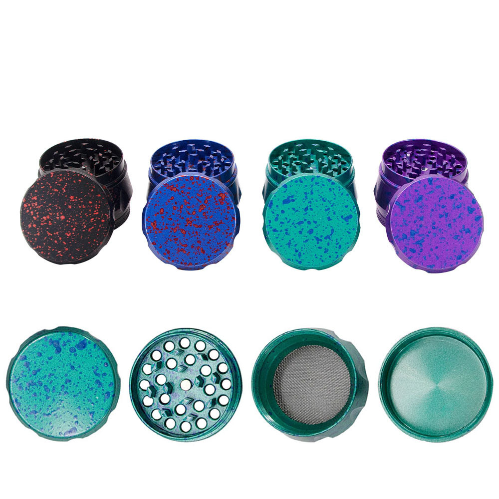 63mm Aluminum space case grinders tobacco smoke cigarette detector grinding smoking grinder smoking accessories