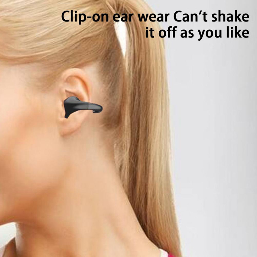 D101 Bluetooth Headset for Bone Conduction Non in-Ear Painless Wearing Ultra-Long Life Battery TWS Headset