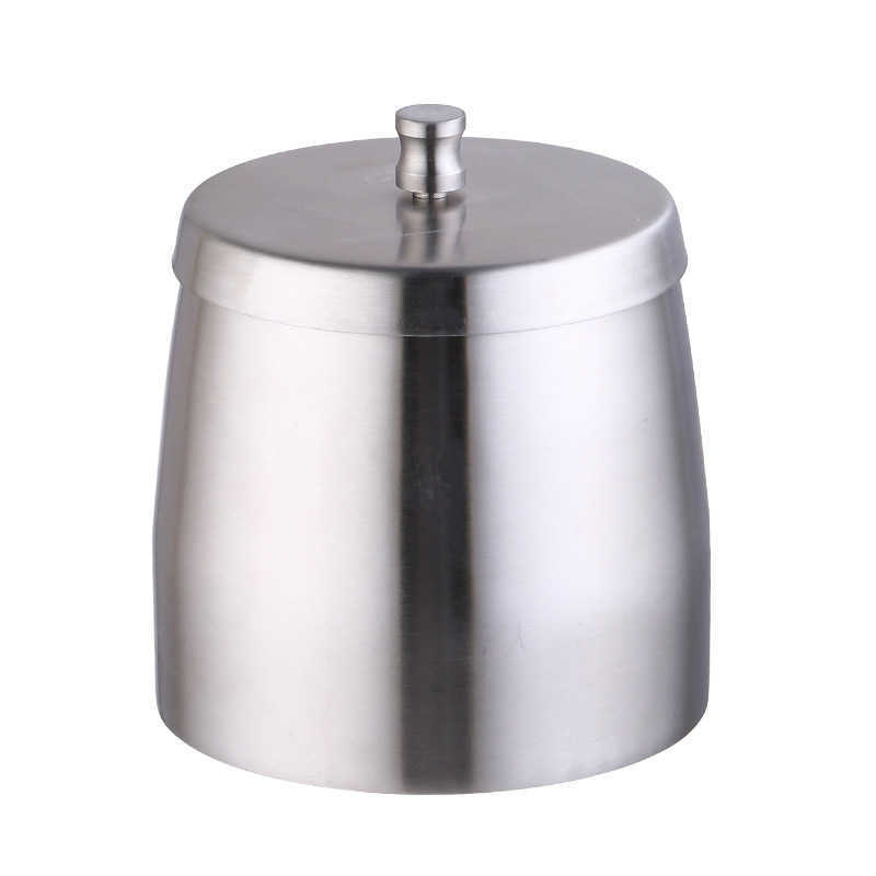 Thickened Stainless Steel Ashtray with Cover Stainless Steel Ashtray Anti-fall Internet Cafe Restaurant Hotel Home HKD230808