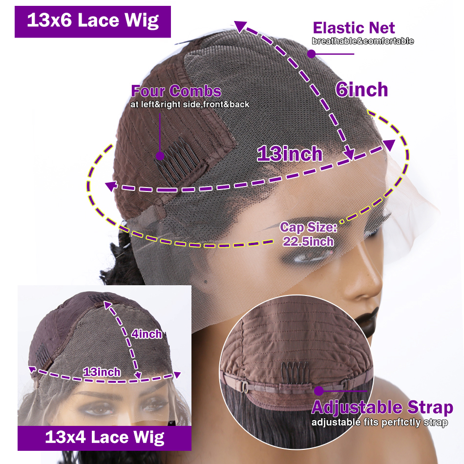 40インチの骨ストレート13x6 HD透明レース正面振る人間の髪のブラジルのレミー13x4女性のための180％
