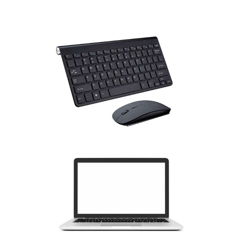 mini clavier portable sans fil compatible bluetooth clavier et souris 24ghz pour tablette