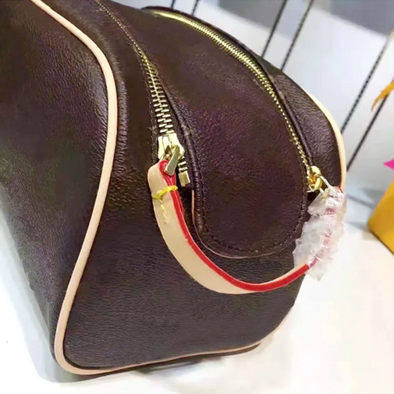 Sacoche borsa cosmetica all'ingrosso borsa da viaggio grande da donna uomo borsa da lavaggio borsa da trucco borsa da uomo doppia cerniera borsa cosmetica 47528