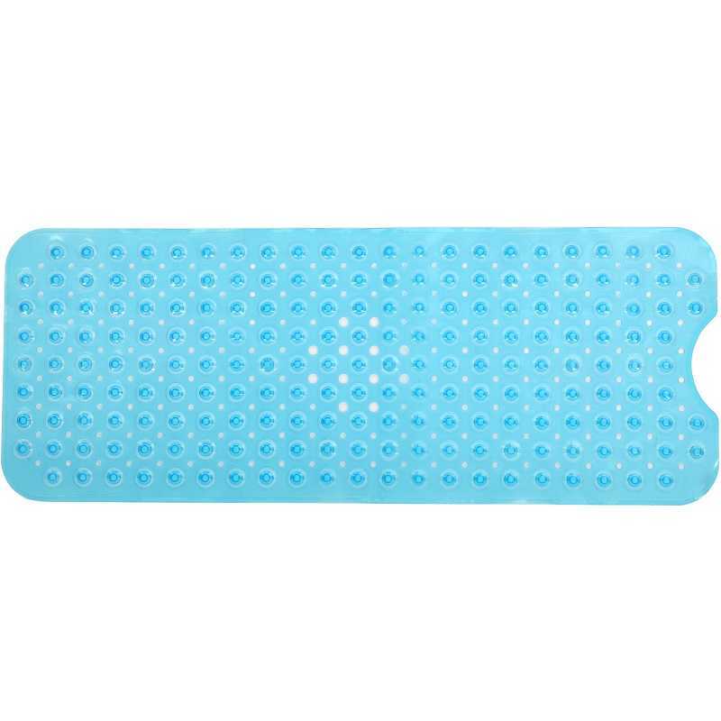 Tapis de cabine de douche pour baignoire 39,4 x 15,7 pouces Tapis de baignoire antidérapant et sans latex avec ventouses Tapis de salle de bain lavables en machine HKD230809