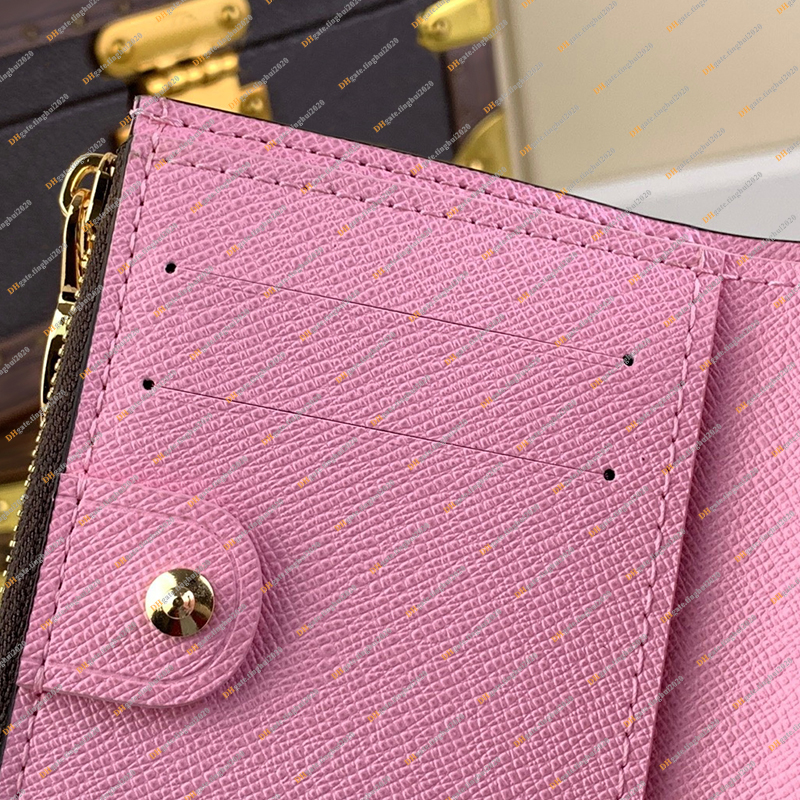 Ladies Fashion Casual Designer Luxury Lisa Wallet Key Pouch Coin Purse Credit Card Holder Top Mirror Quality M82381 M82382 M82383 M82415 Business