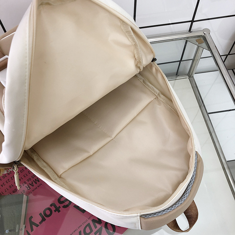 Bolsa escolar coreana estilo campus estudante mochila para meninas 2023 novas mochilas de viagem de lazer ao ar livre simples bolsas de ombro para casal