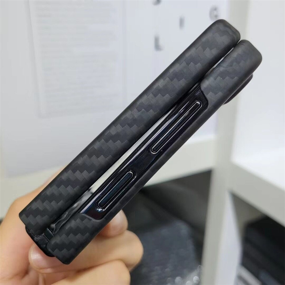 Magnetic Genuine Carbon Fiber Aramid Slim Case for Samsung Galaxy Z Flip5 Mag Safe Armor Back Cover