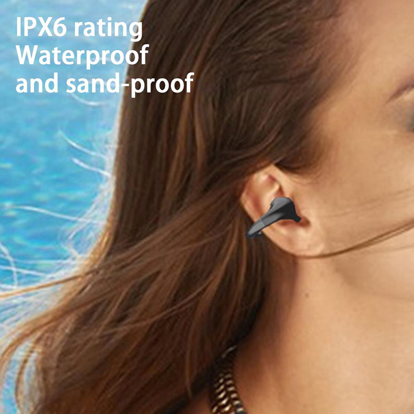 Auricolare Bluetooth D101 conduzione ossea Auricolare TWS con batteria a lunga durata Non in-ear Indolore