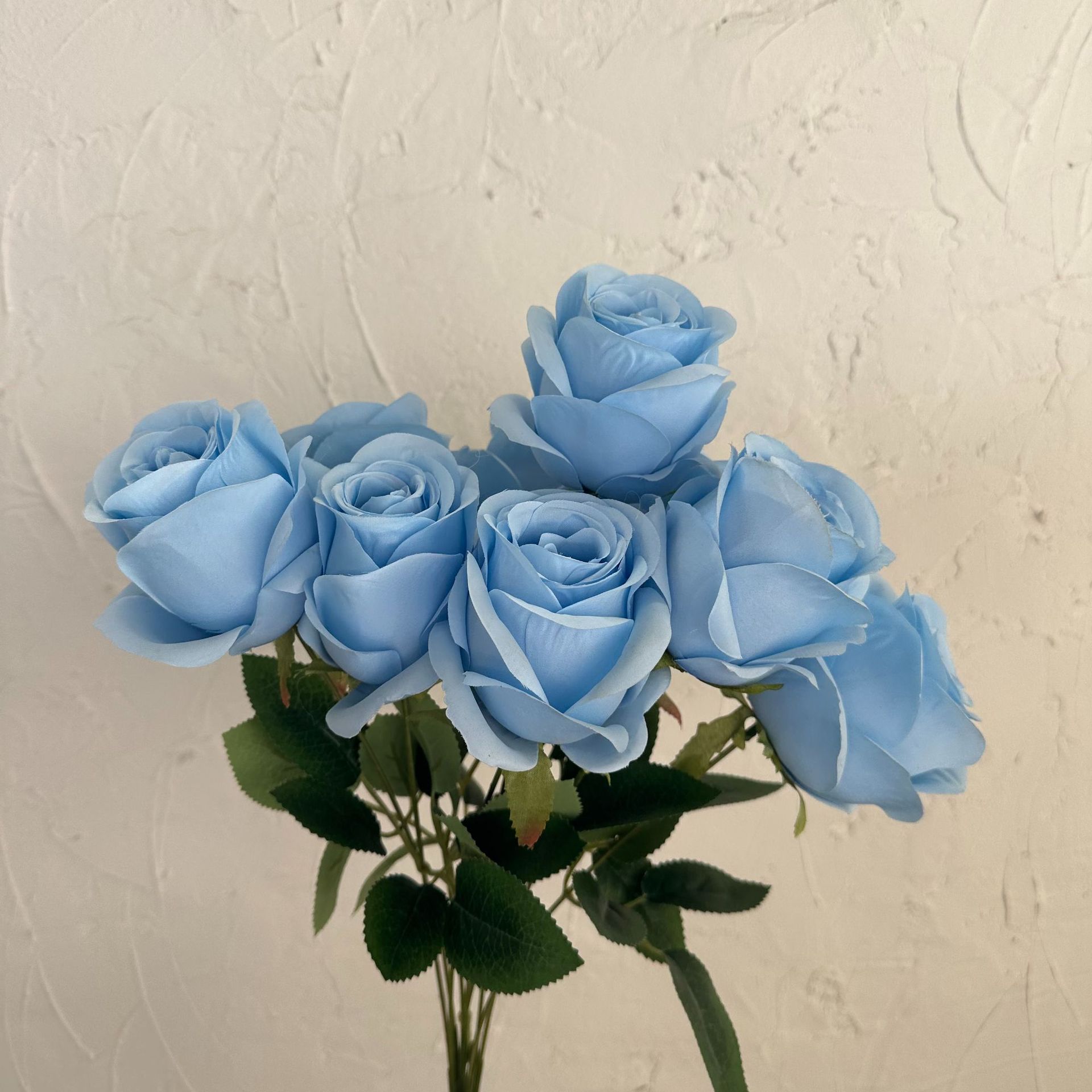 Buquê de rosas com flores artificiais para decoração de casa e casamento