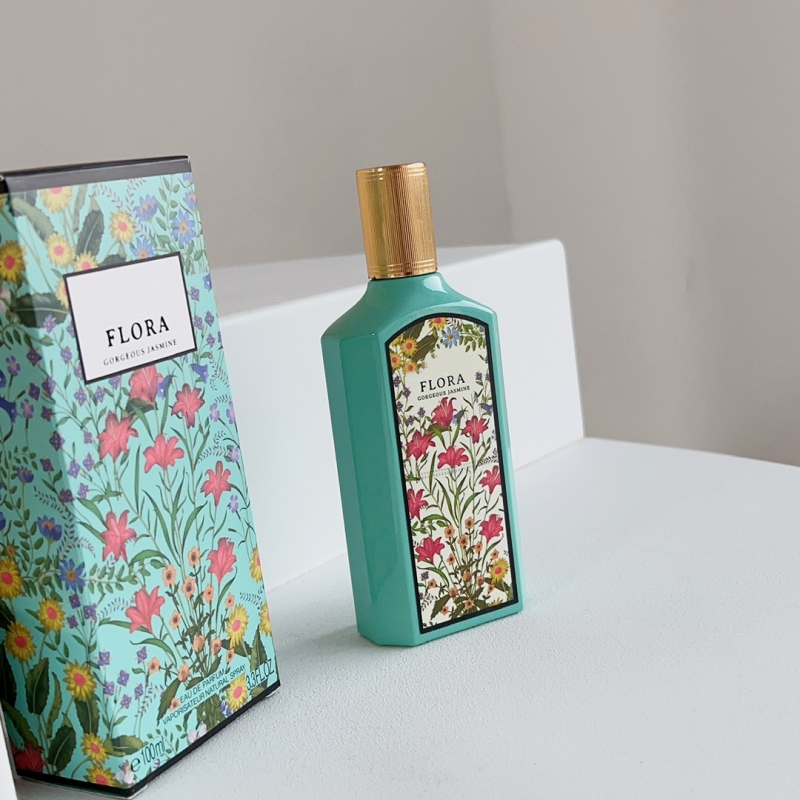 Luxury Designer Flora Gorgeous Magnolia perfume for women Jasmine 100ml Gardenia Parfum Fragrance Long Lasting Smell Girl Woman Floral Flower Scent Spray Cologne