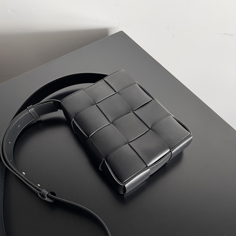 Designer kleiner Telefonbeutel Mode Mini Kassette Crossbody Taschen Frauen Umhängetaschen echte Ledergrün schwarze Geldbörse mit Schachtel