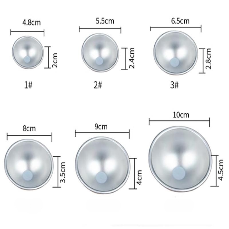 3D Alüminyum Alaşım Kek Kalıp Banyosu Bombaları Pırtı Kalıpları Kızartma Top Kalıp Kendi Üretim El Yapımı Ücretsiz Nakliye JL1867