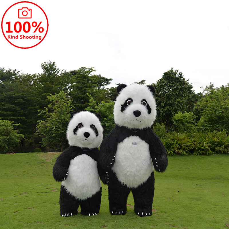Надувные костюмы для панды плюшевые мультфильм Хэллоуин