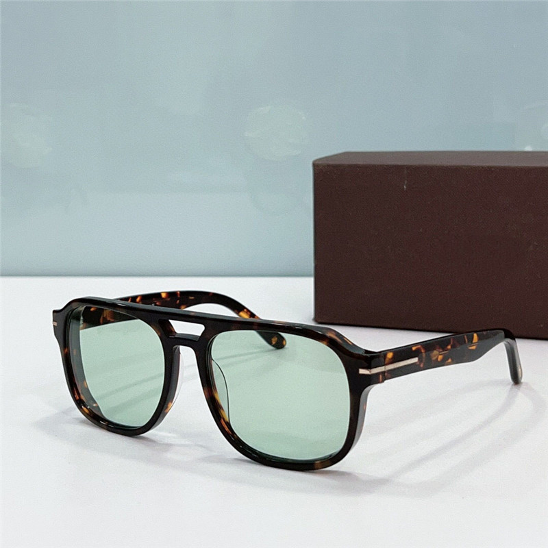 Nowe modne okulary przeciwsłoneczne 1022 Klasyczna rama octanowa modna i awangardowa styl wysokiej klasy Outdoor Uv400 Ochrona okularów