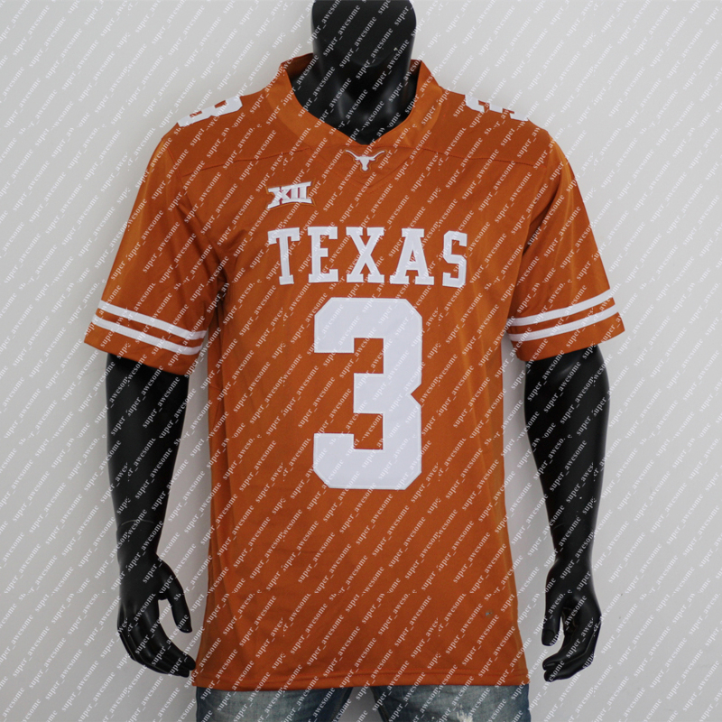 Texas Fußballtrikot Quinn Ewers Bijan Robinson Arch Manning Ky Woods Xavier Worthy Johntay Cook II Whittington Adonai Mitchell T'Vondre Sweat McCoy Vince Young