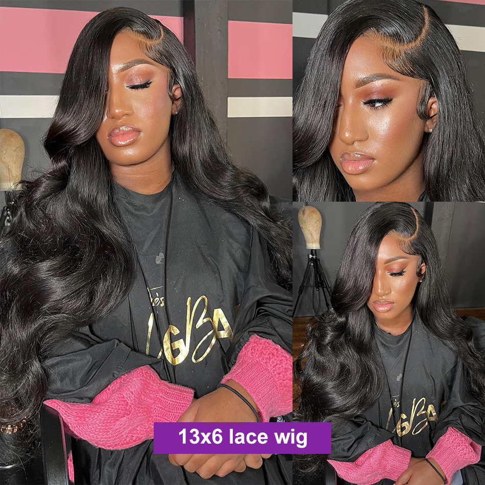 Body Wave 13x4 13x6 Hd Transparen Lace Front Wig 40 Inch Lace Frontal Wig Human Hair Wigs for Women Brazilian Hair